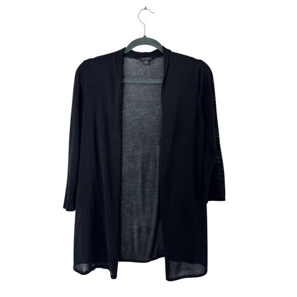 J. Jill Wearever Collection Open Front Black Cardigan Summer Staple Sz XSP - Picture 1 of 4